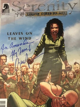 Signed Serenity comic